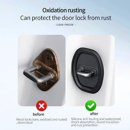 Anti Shock Car Door Lock Cover