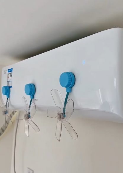 Self Adhesive Air Conditioner Fans For Air Flow ( Pack of 2 )