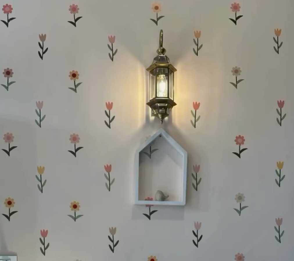 DIY High Quality Tulip & Sunflower Wall Stickers ( imported )