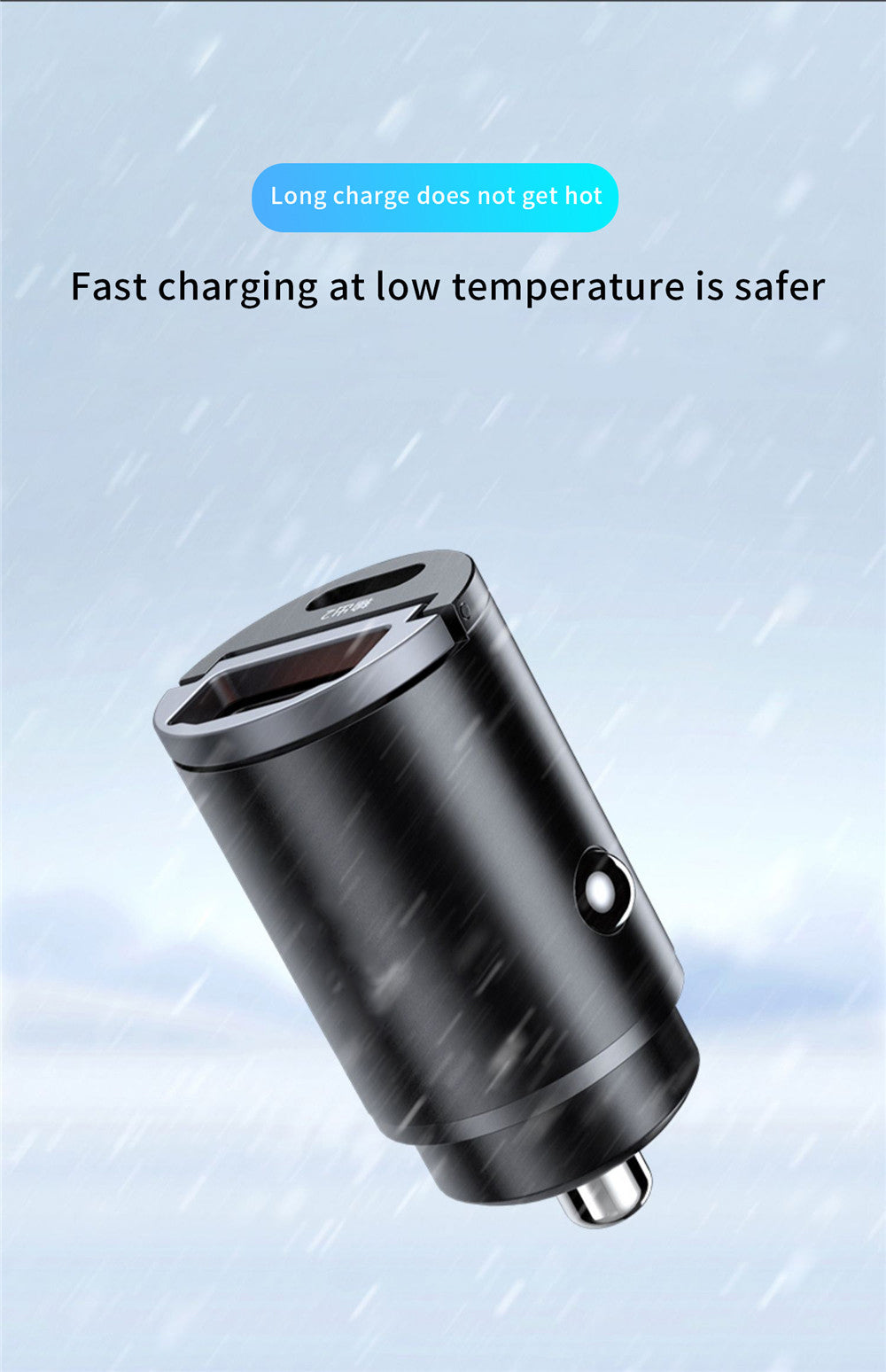 100W Fast Charging Car Charger