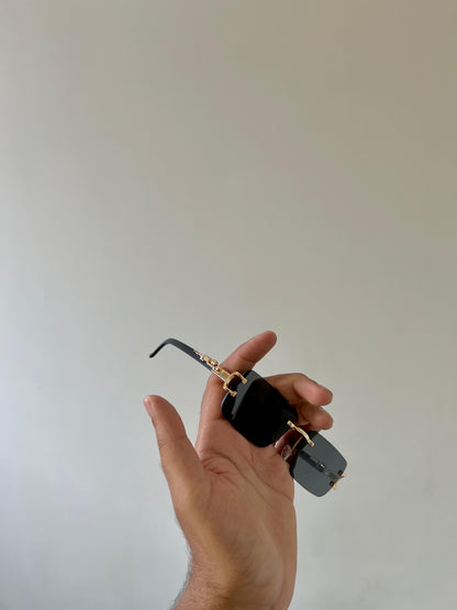 Panther De' Cartier Rimless Sunglasses