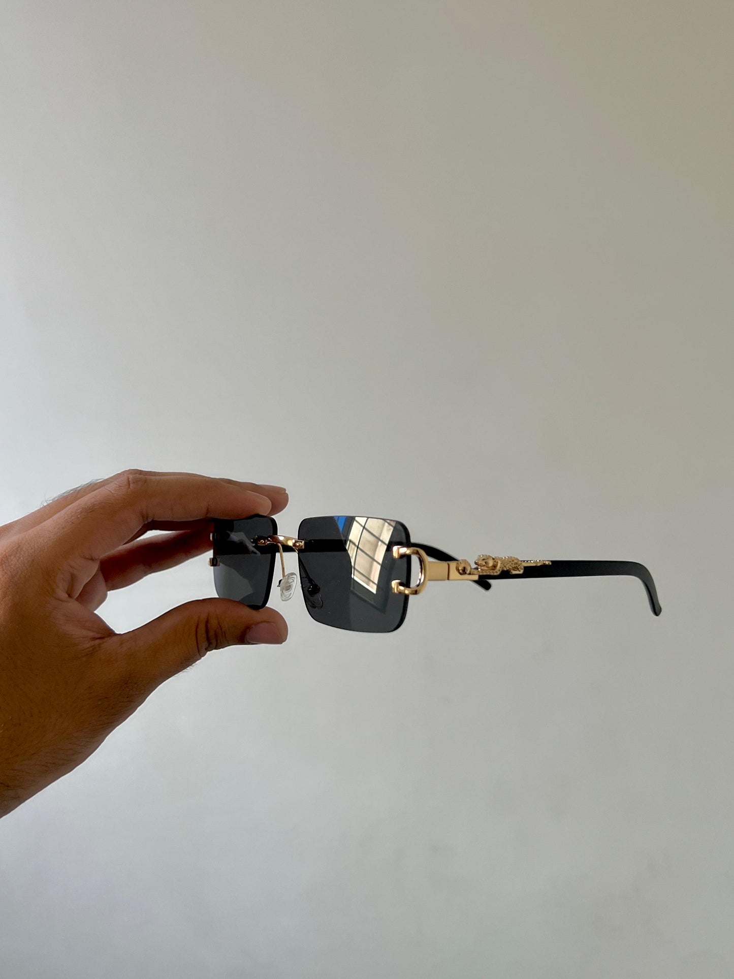 Panther De' Cartier Rimless Sunglasses