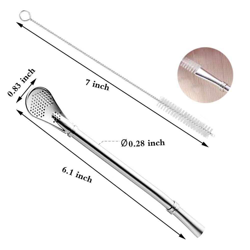 Multi Functional Straw Spoon