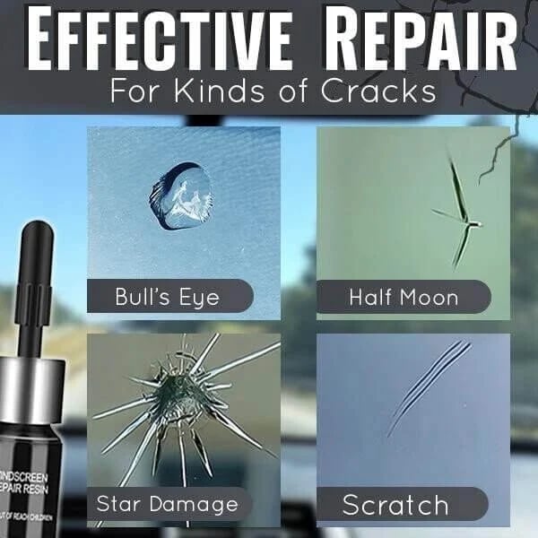 Instant Cracks Gone Glass Repair Kit