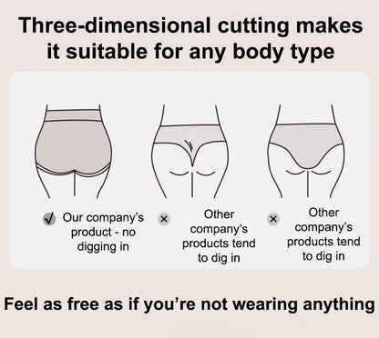 High Waist Tummy Control Fabric Panties ( Imported )