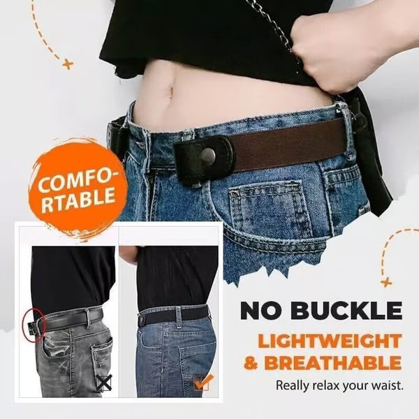 Unisex Buckle-free Invisible Elastic Waist Belts