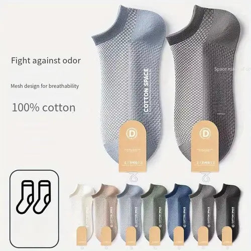 2025 Mens Anti-Bacterial + Anti-Smell + No Sweat Socks