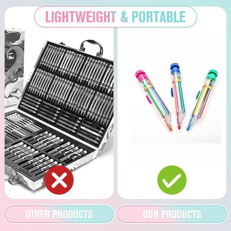 15 in 1 Crayons Pen Set