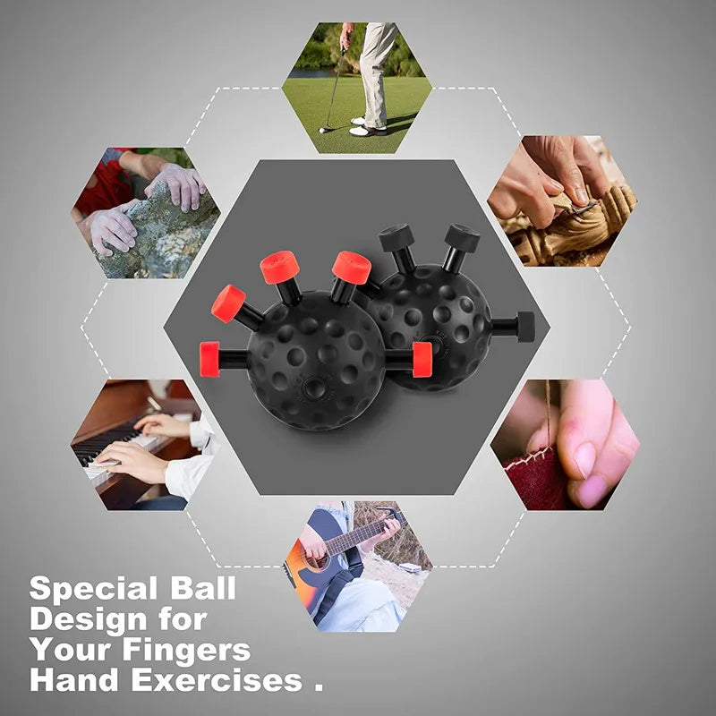 Adjustable Resistance Hand Balls Gripper