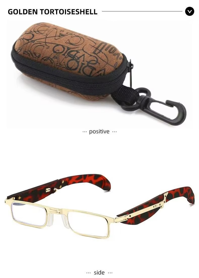 Foldable Anti Blue Light Reading Glasses With Case