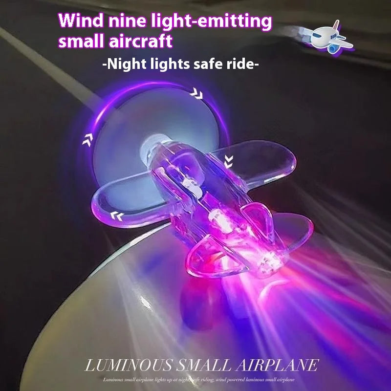 Wind Powered Light Up Small Plane ( Pack of 2 )