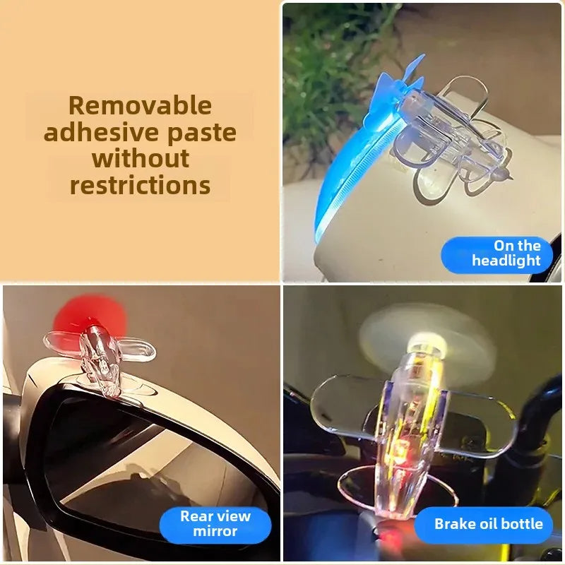 Wind Powered Light Up Small Plane ( Pack of 2 )