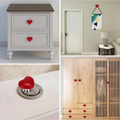 Heart Shaped Toilet Press + Drawer Handel