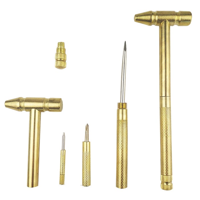 Multifunctional  5 in 1 Small copper Hammer