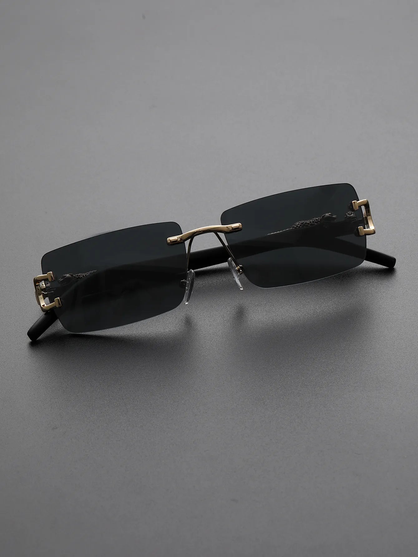 Panther De' Cartier Rimless Sunglasses