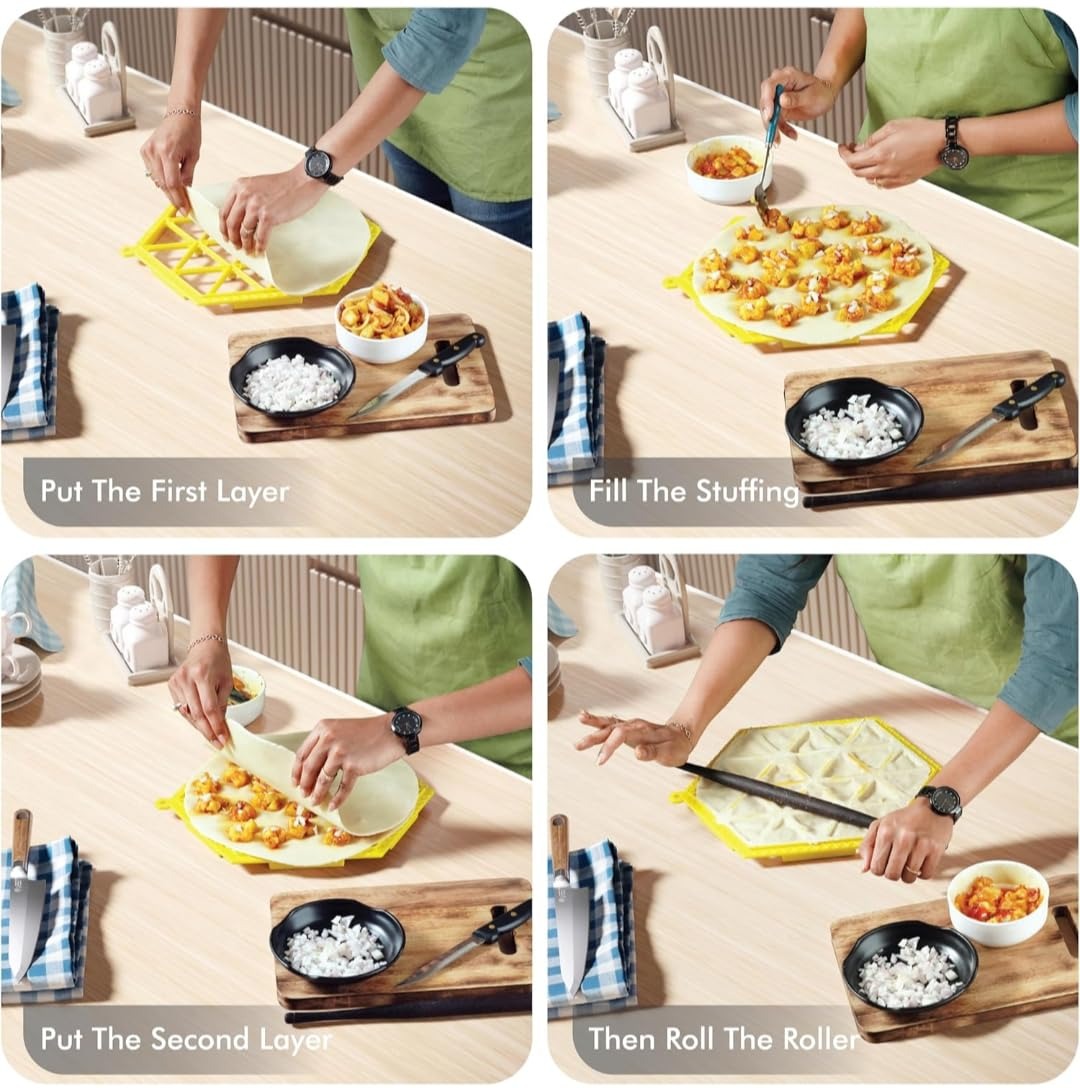 24 in 1 Unbreakable Samosa Maker (Allow to Open)