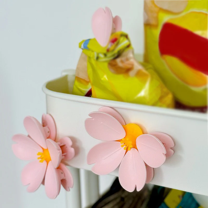 5 in 1 Flower Refrigerator Magnet Lid For Food Storage