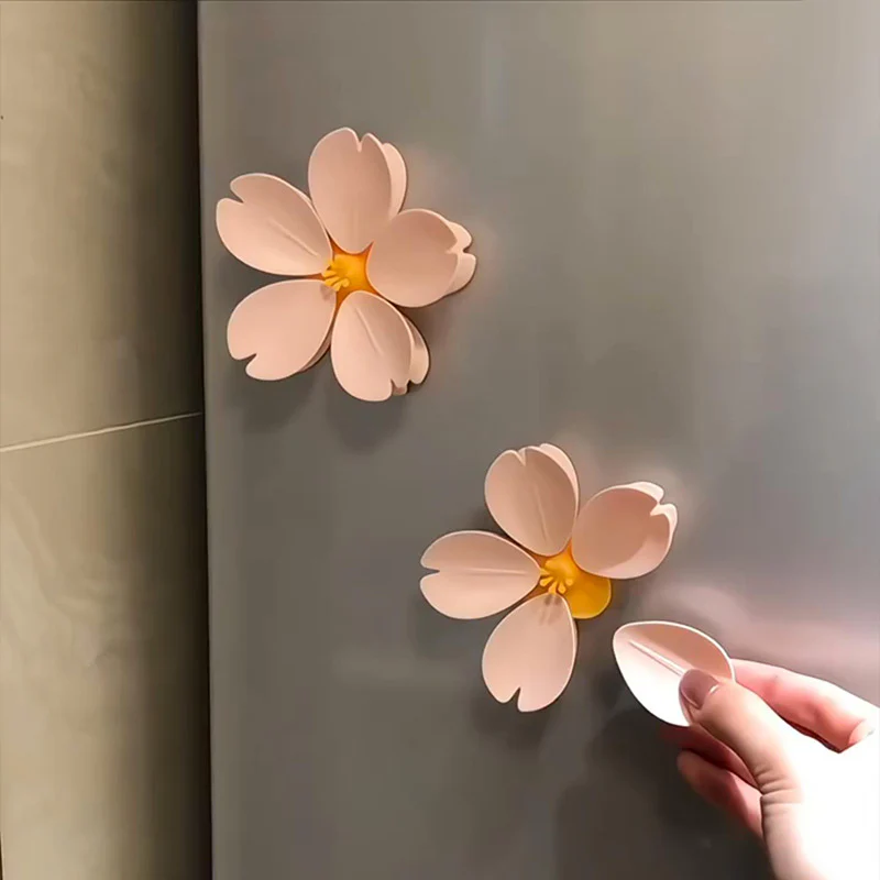 5 in 1 Flower Refrigerator Magnet Lid For Food Storage