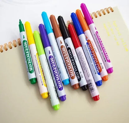 Magical Floating Painting In Water With Spoon ( 8 Pcs Set )